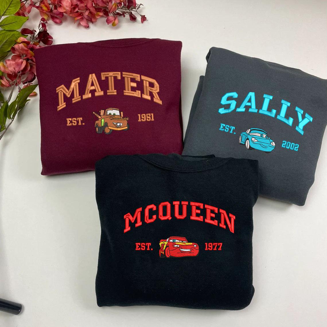 Cars Embroidered Sweatshirt Collection