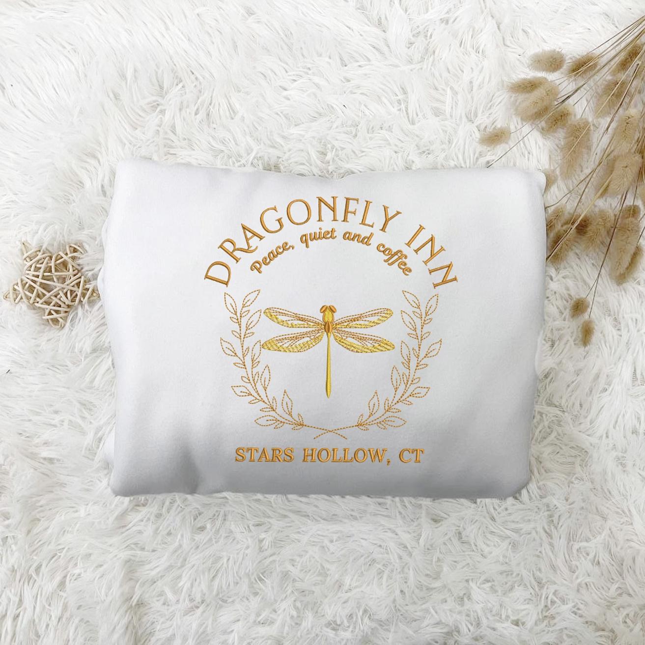 Dragonfly Inn Stars Hollow Embroidered Sweatshirt