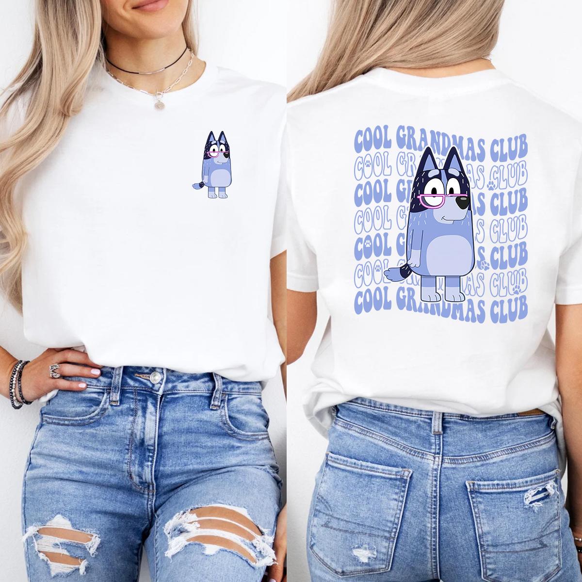 Family Bluey and Bingo Print Shirt – Gift for Mother's Day