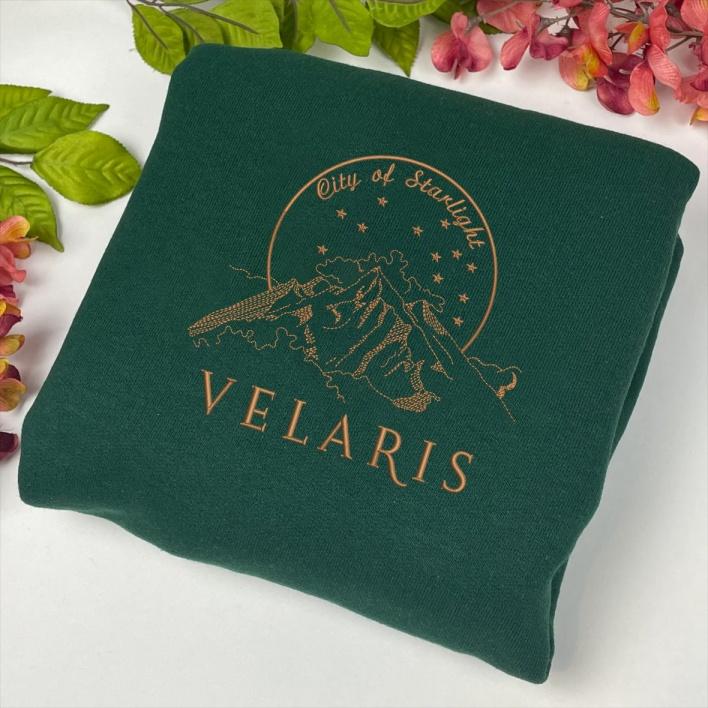 Velaris Embroidered Shirt, The Night Court Shirt SJM