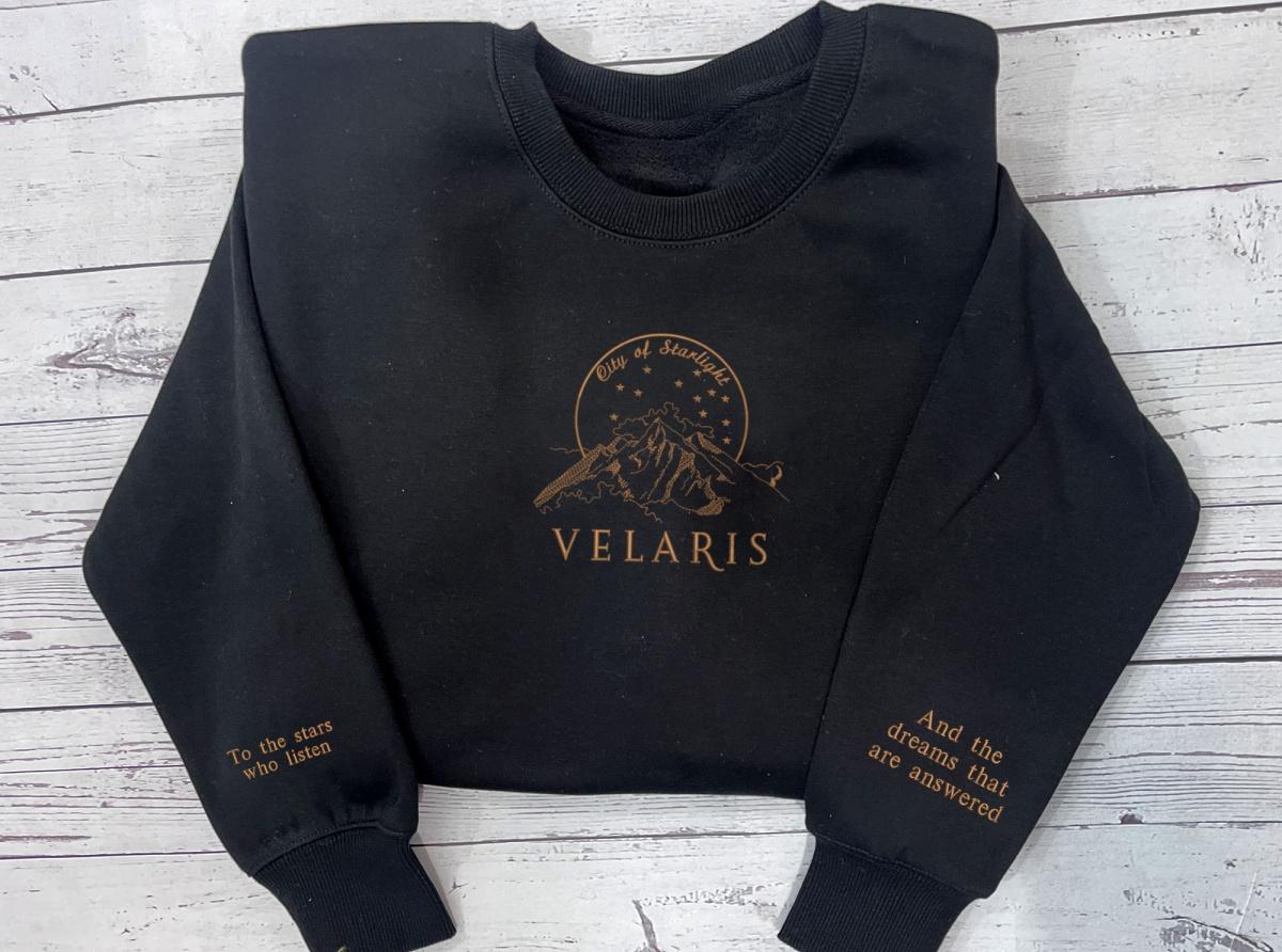 Velaris Embroidered Shirt, The Night Court Shirt SJM
