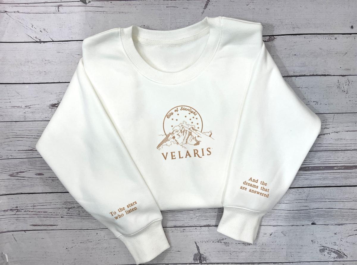 Velaris Embroidered Shirt, The Night Court Shirt SJM
