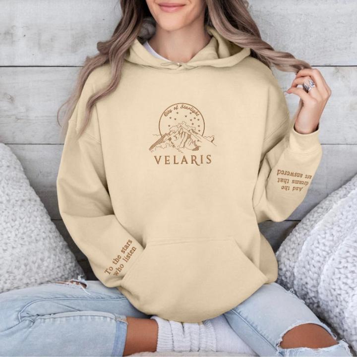 Velaris Embroidered Shirt, The Night Court Shirt SJM