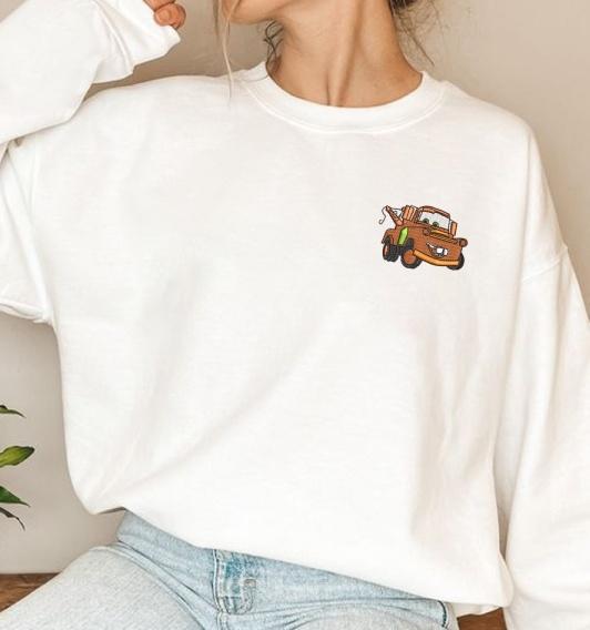 Cars Characters - Mater Embroidered Shirts, Gift For Fans Of The Cars Movie
