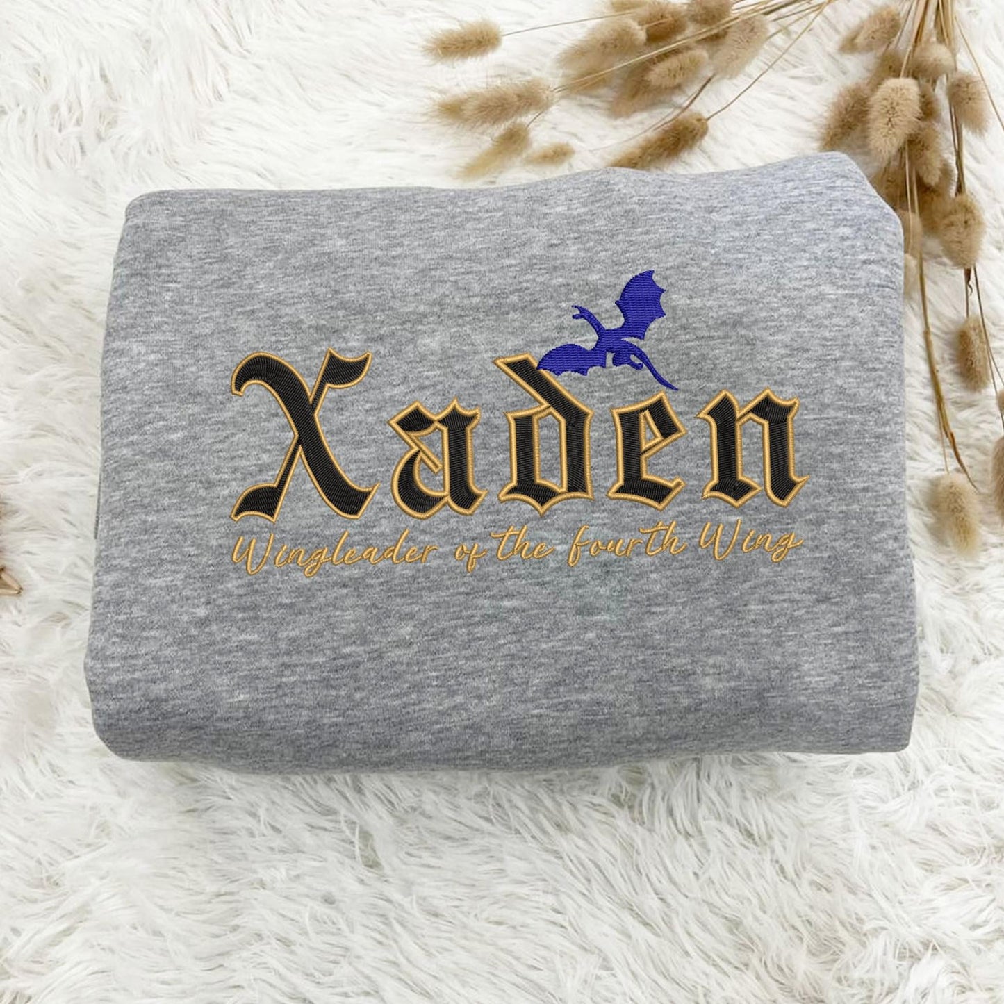 Sport Gray Xaden Embroidered Sweatshirt