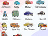 List Cars Movie 
