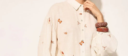 Embroidered dress shirt thumbnail