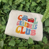 Sand Grandmas Club sweater, McQueen Sally Cars theme