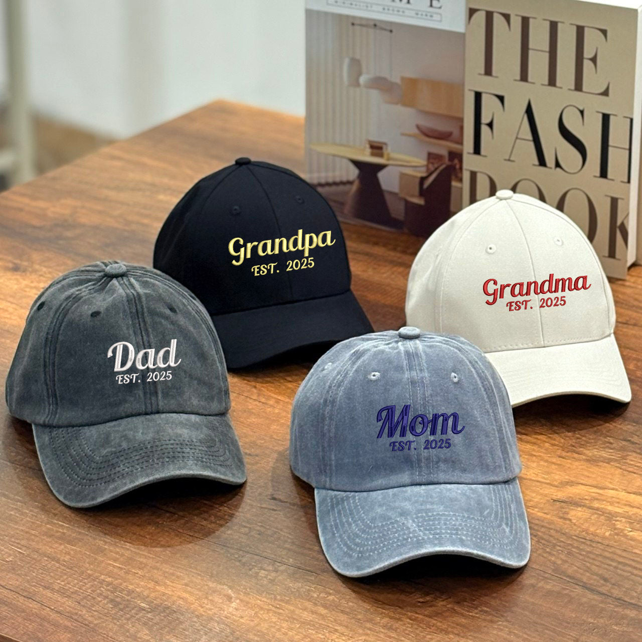 Embroidered Custom Family Hat, Member Family Hat