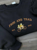 Frog and Toad Embroidered Sweatshirt, Vintage Classic Book Shirt