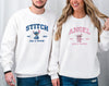 Embroidered Lilo & Stitch Characters Sweatshirt, Disney Cartoon Shirt
