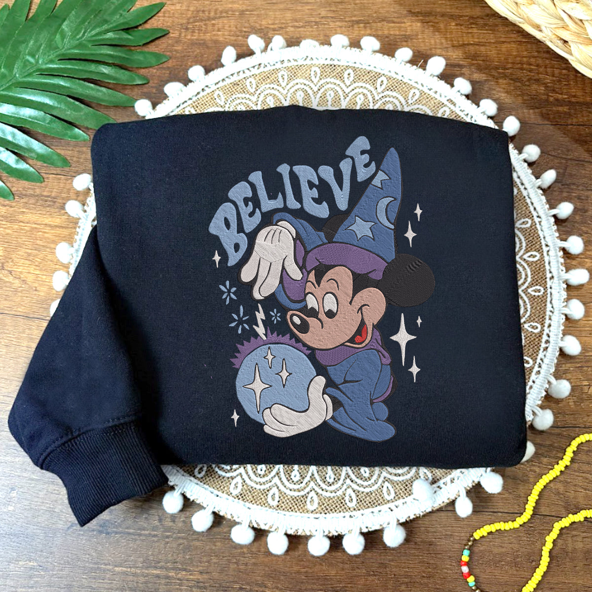 Embroidered Magical Mickey Mouse Sweatshirt, Believe in Magic Shirt
