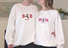 Embroidered Dad & Mom Spiderman Sweatshirt, Matching Spider Shirt