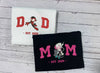 Embroidered Dad & Mom Spiderman Sweatshirt, Matching Spider Shirt