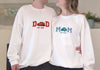 Embroidered Dad & Mom Cars Sweatshirt, Matching Cars Shirt