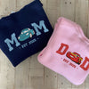 Embroidered Dad & Mom Cars Sweatshirt, Matching Cars Shirt