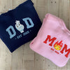 Embroidered Dad & Mom Elemental Sweatshirt, Matching Wade & Ember Shirt