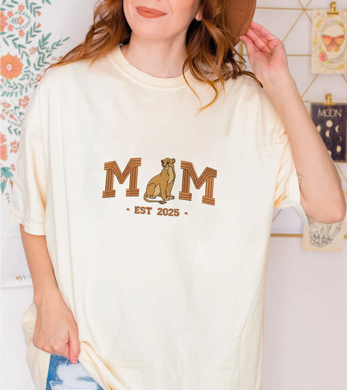Embroidered Dad & Mom Sweatshirt, Matching Lion King Shirt