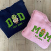 Embroidered Dad & Mom Sweatshirt, Matching Shrek & Fiona Shirt