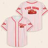 Cars McQueen Embroidered Baseball Jersey, Custom Name Baseball Jersey, Gift For Baseball Lovers