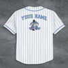 Pooh and Friends Embroidered Baseball Jersey, Custom Name Baseball Jersey, Gift For Baseball Lovers