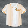 Pooh and Friends Embroidered Baseball Jersey, Custom Name Baseball Jersey, Gift For Baseball Lovers