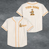 Pooh and Friends Embroidered Baseball Jersey, Custom Name Baseball Jersey, Gift For Baseball Lovers