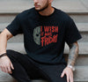 Embroidered I Wish It Was Friday Sweatshirt, Retro Halloween Shirt