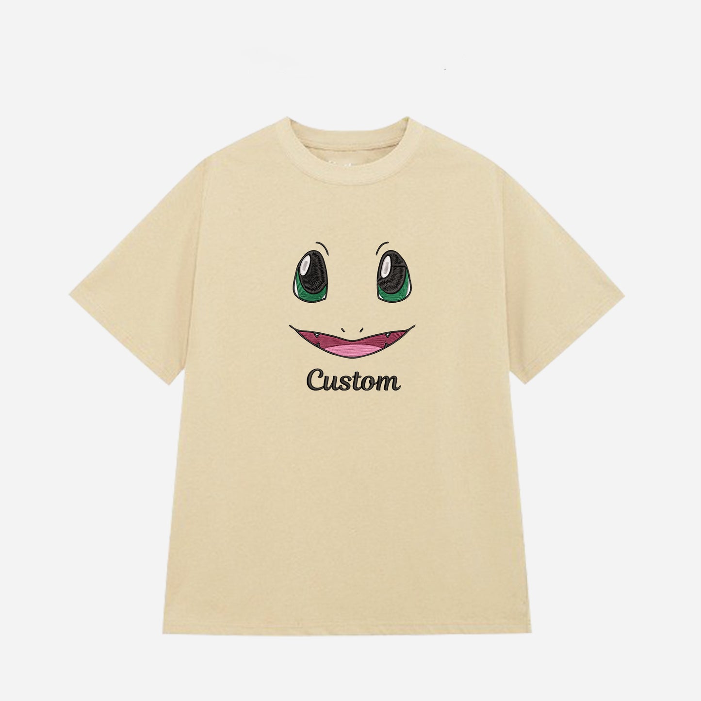 Custom Pokémon Face Embroidered Sweatshirt, Poke'mon Personalized Shirt