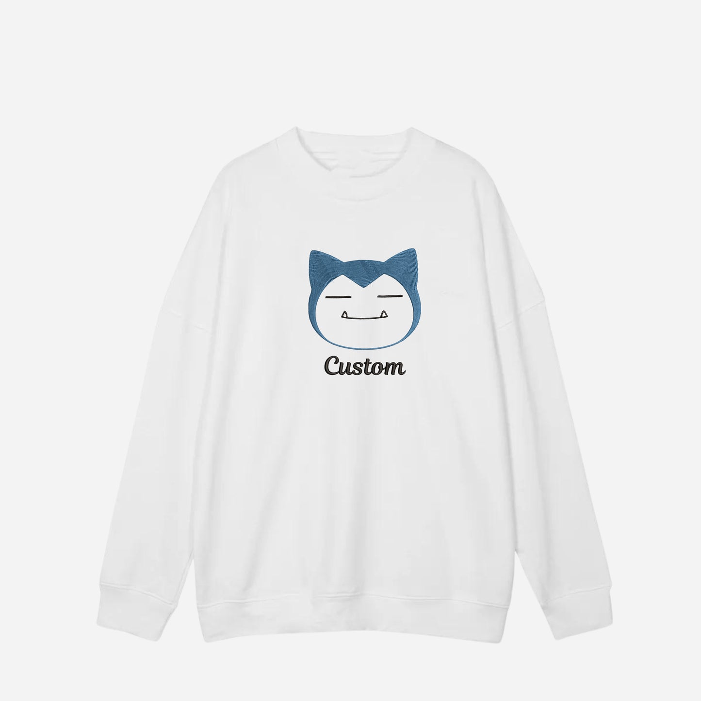 Custom Pokémon Face Embroidered Sweatshirt, Poke'mon Personalized Shirt