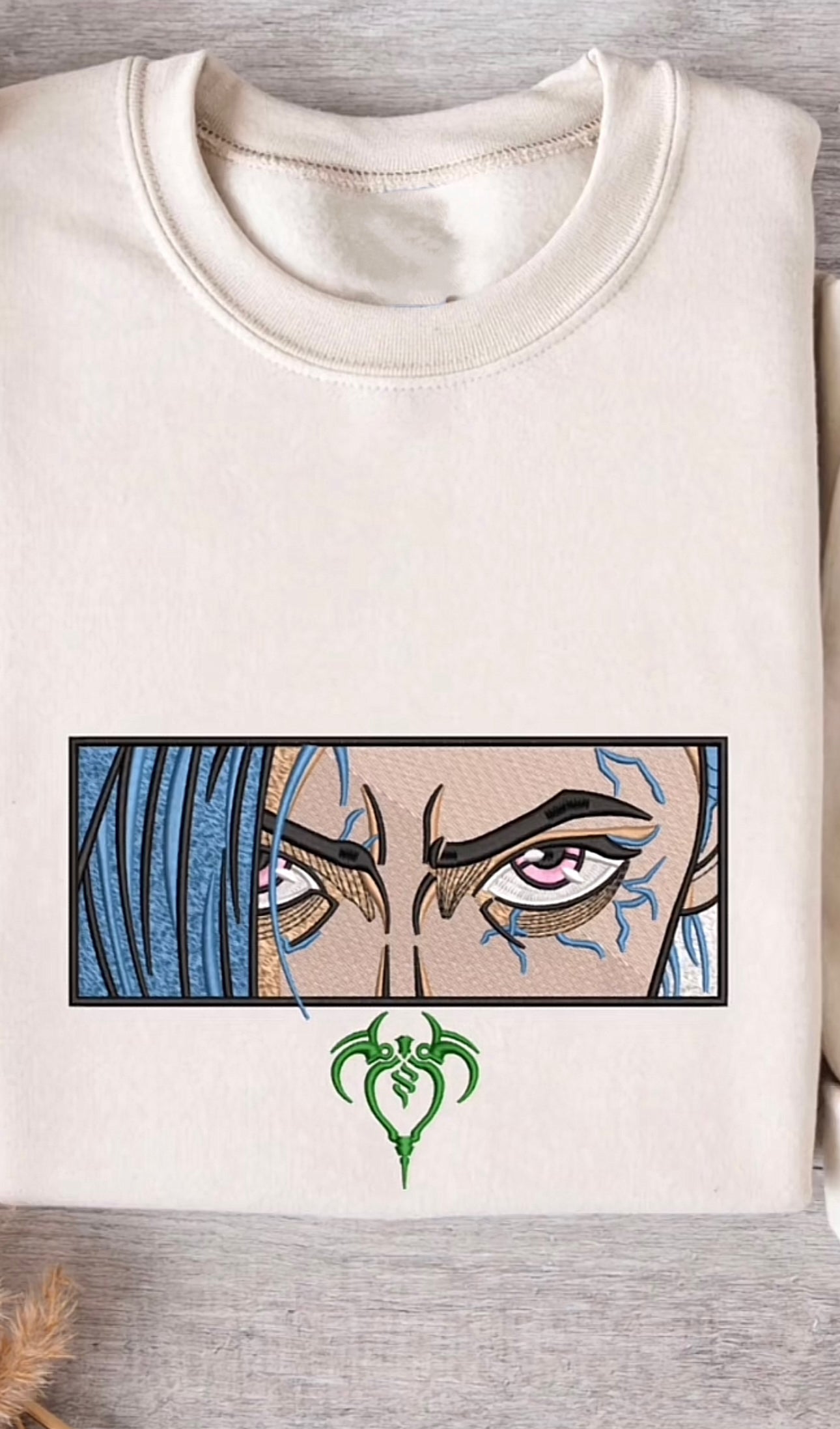 Embroidered Arcane Sweatshirt, League of Legends Shirt