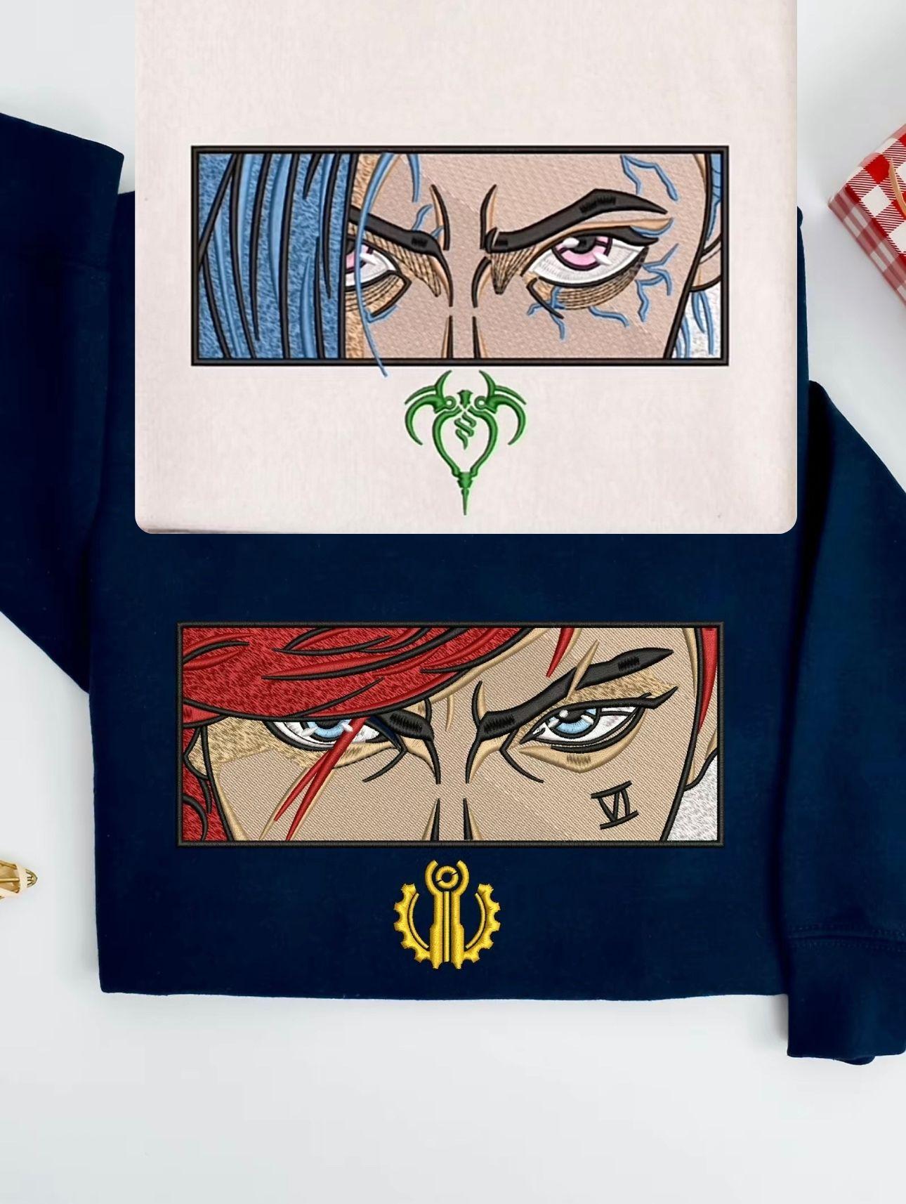 Embroidered Arcane Sweatshirt, League of Legends Shirt