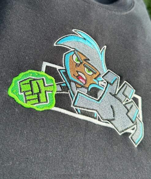 Embroidered Danny Phantom Sweatshirt, Danny Phantom Shirt