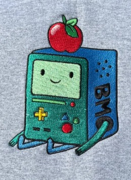 Embroidered BMO Sweatshirt, Adventure Time Shirt