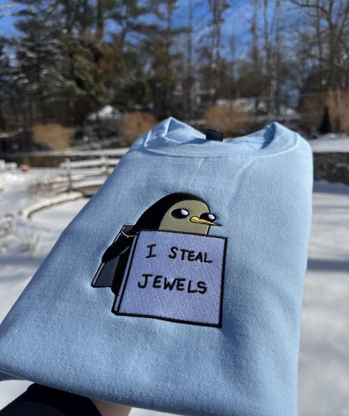 Embroidered Gunter Sweatshirt, Adventure Time Shirt
