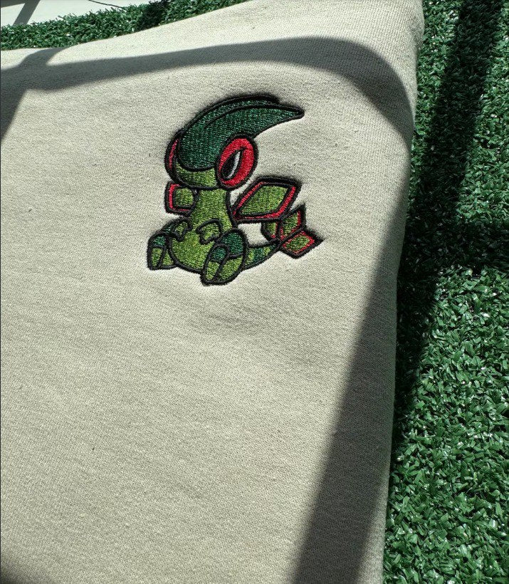 Embroidered  Poke'mon FlyGon Sweatshirt, Poke'mon Shirt