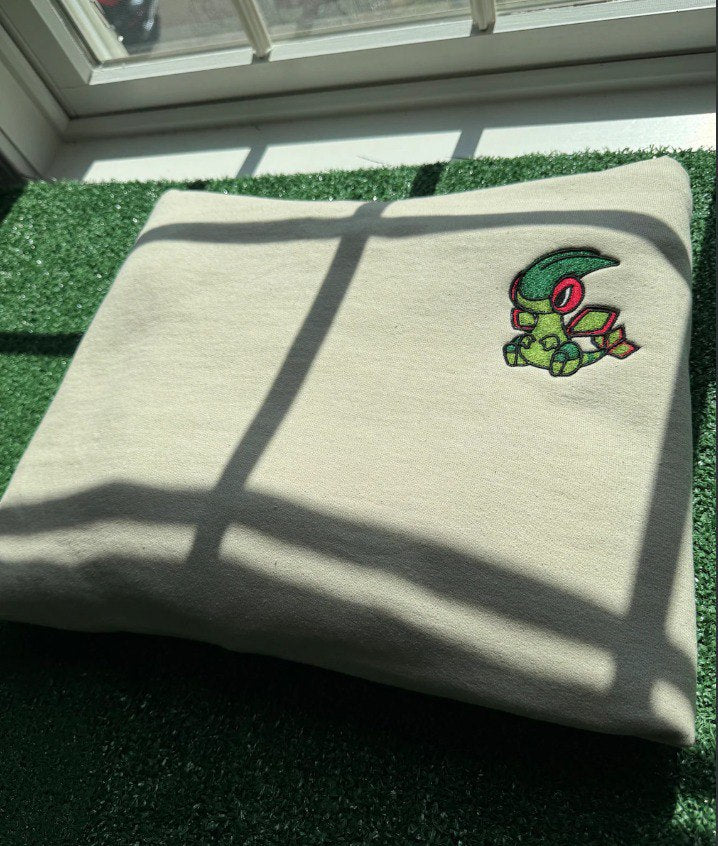 Embroidered  Poke'mon FlyGon Sweatshirt, Poke'mon Shirt