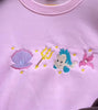 Embroidered The Little Mermaid Sweatshirt, Cartoon Shirt