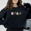 Embroidered The Little Mermaid Sweatshirt, Cartoon Shirt