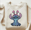Embroidered Stitch Sweatshirt,Disney's Lilo & Stitch Shirt