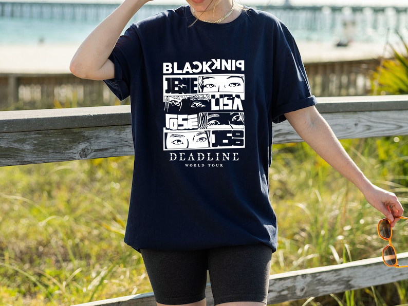 BlackPink Shirt, Born Pink shirt, Kpop Fan Tee, Kpop Merch, Blackpink World Tour, Concert