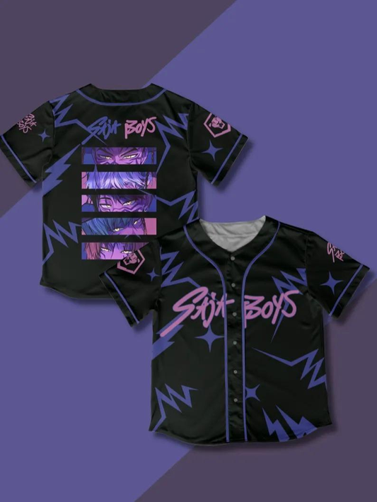 Kpop Saja Boys Baseball Jersey, Demon Hunters Shirt, Saja Boys Kpop Merch, Jinu Saja Shirt, Idol Fan Jersey, Gifts for Saja Boys Fans
