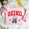 Anime Sweatshirt, Dandadan Chibi Character Jumper, Okarun Momo Seiko Enjoji Jin Pullover