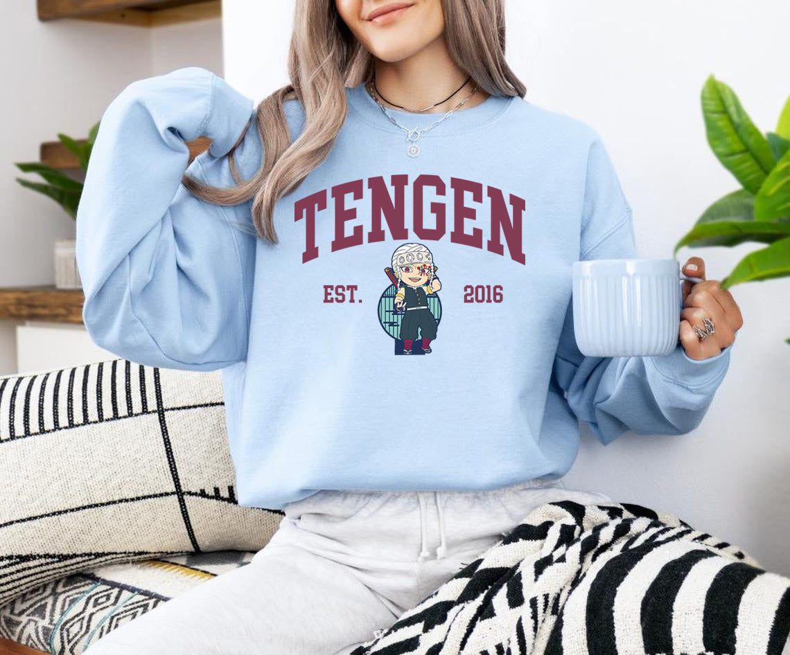 Anime Demon Slayer Hashira Sweatshirt, Kimetsu no Yaiba Infinity Castle Chibi Jumper