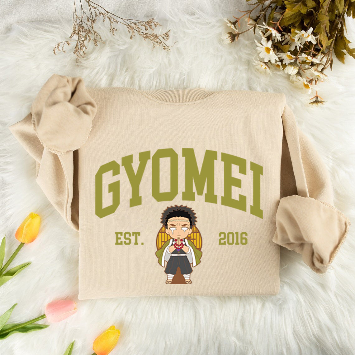 Anime Demon Slayer Hashira Sweatshirt, Kimetsu no Yaiba Infinity Castle Chibi Jumper