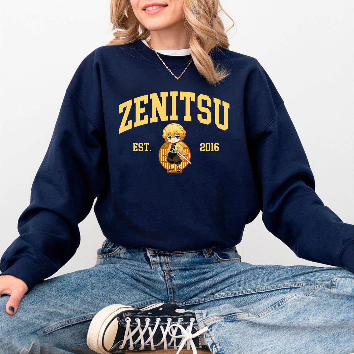 Anime Demon Slayer Sweatshirt, Kimetsu no Yaiba Infinity Castle Tanjiro Nezuko Zenitsu Inosuke