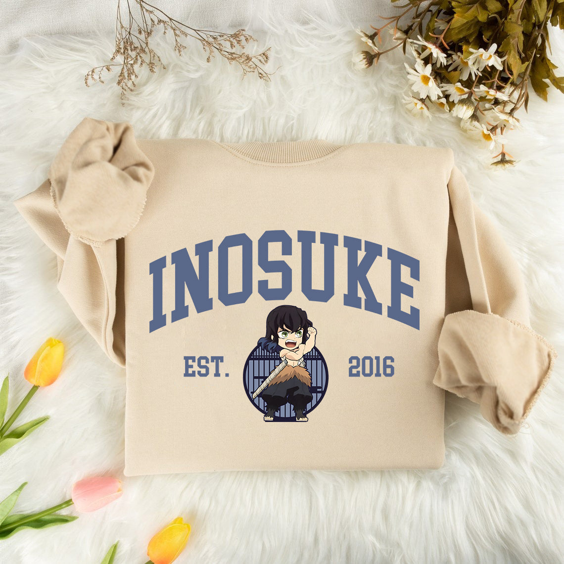 Anime Demon Slayer Sweatshirt, Kimetsu no Yaiba Infinity Castle Tanjiro Nezuko Zenitsu Inosuke