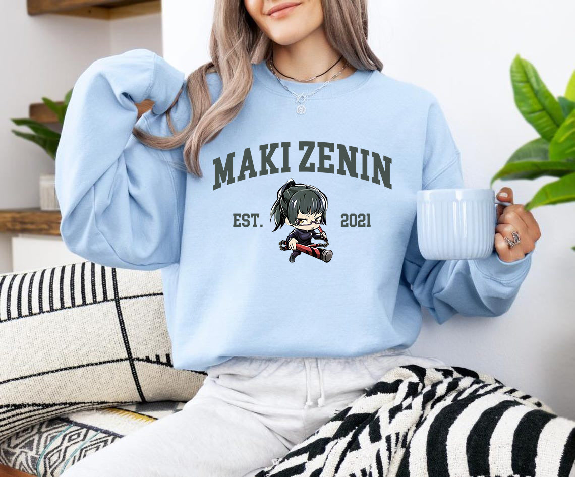 Anime Jujutsu Kaisen Sweatshirt, Gojo Satoru Itadori Yuji Sukuna Nobara Megumi Jumper
