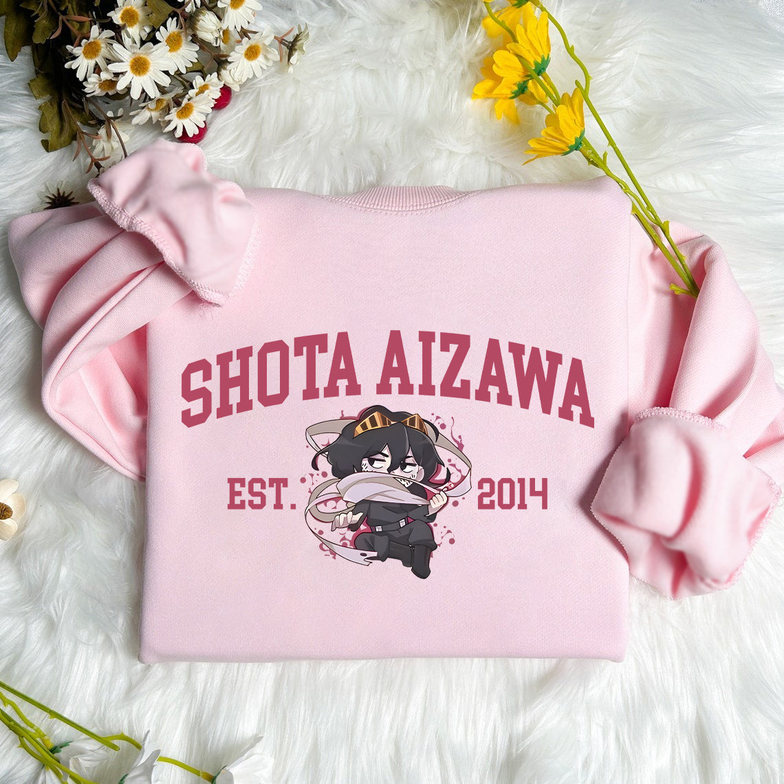 Anime My Hero Academia Sweatshirt, Deku Todoroki Bakugo Ochaco Kirishima Chibi Jumper