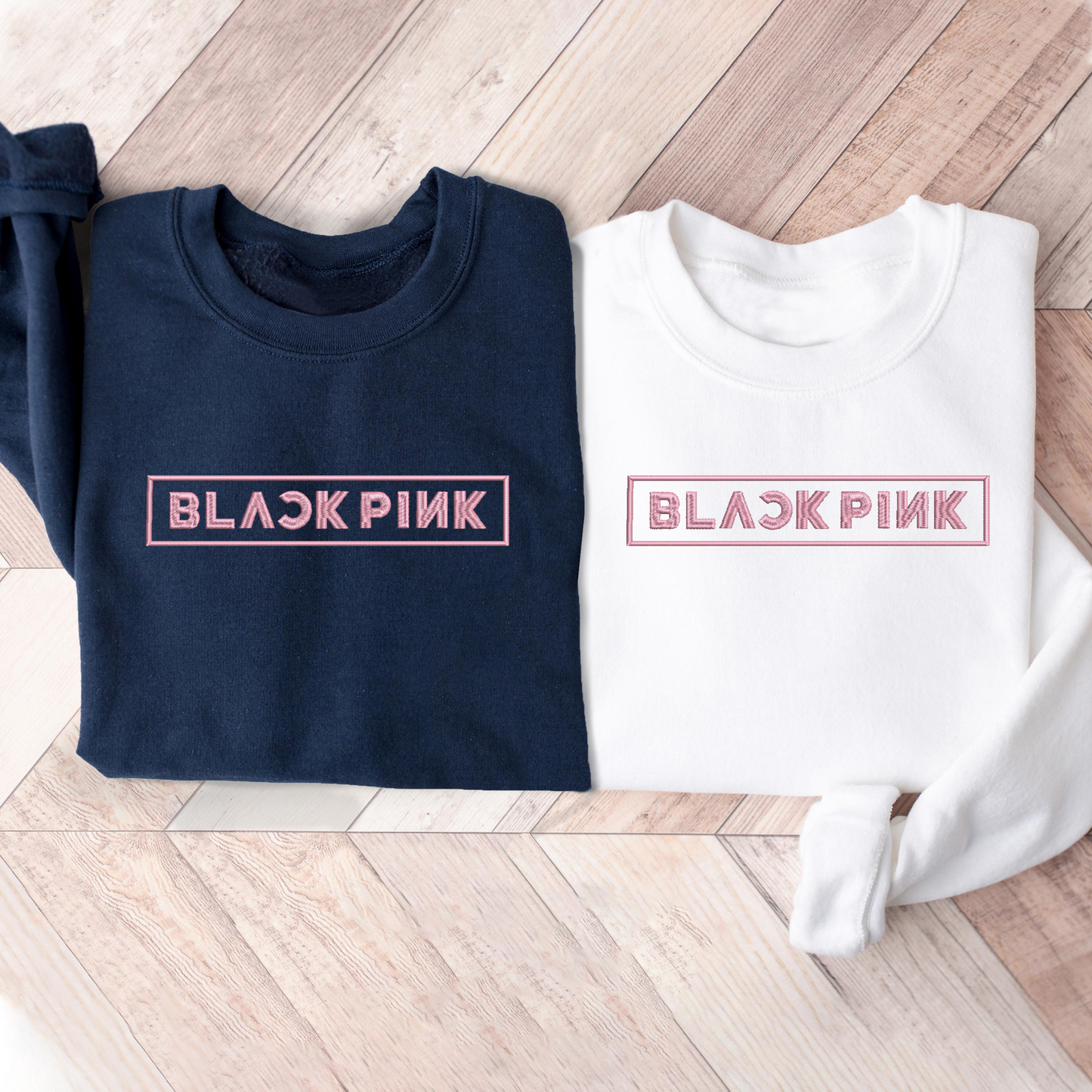 Embroidered BlackPink Sweatshirt, Born Pink Shirt, Blackpink World Tour tee, Concert Outfit Fan Shirt